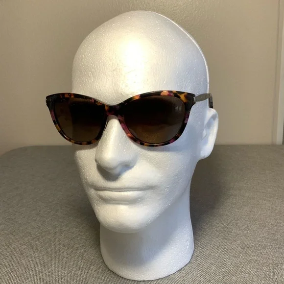 Sunglasses Ralph RA5201 Cat Eye Polarized Pink Marble Gradient Lenses
